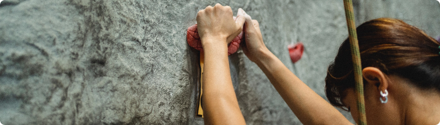 rock climbing