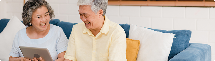 Elderly couple